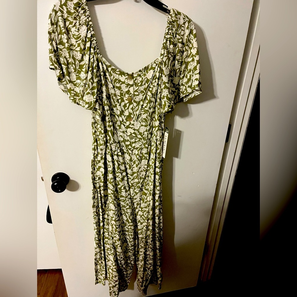 Cropped Button Romper